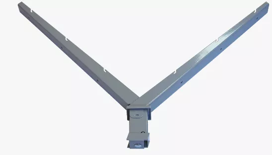 Наконечник V на столб Grand Line 62*55 RAL 7040