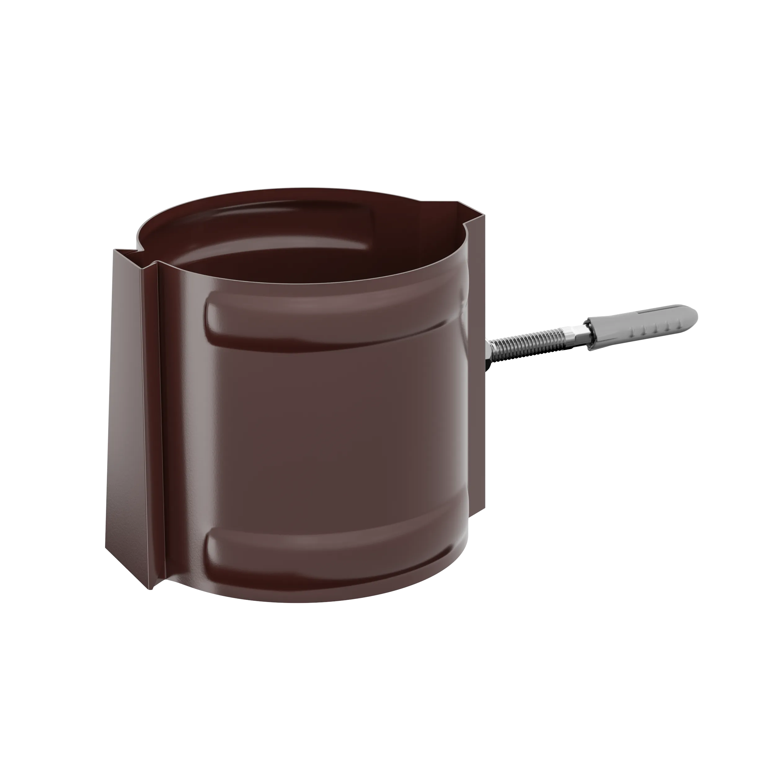 Держатель трубы D150 (саморез 10х160мм) Stynergy RAL 8017