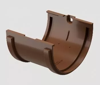 Соединитель желоба Docke Standard 120 80 светло-коричневый 36шт уп