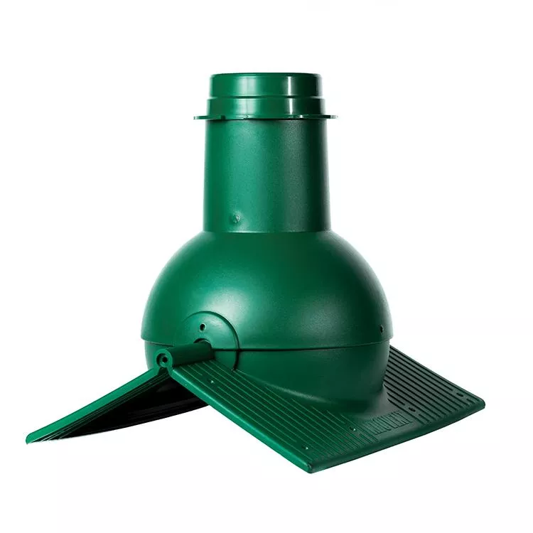 Krovent Коньковый элемент Pipe-Cone (вентиляционный) RAL 6005 Зеленый