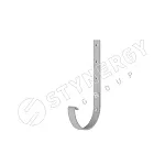 Держатель желоба Stynergy 185 220 RAL 7004