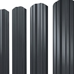 Штакетник М-образный фигурный MetallStone ПЭ 0,4 b=100 RAL 7024