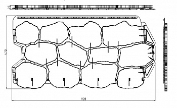 Панель Альта-Профиль Бутовый камень 1030*440 0,45 м2 скифский